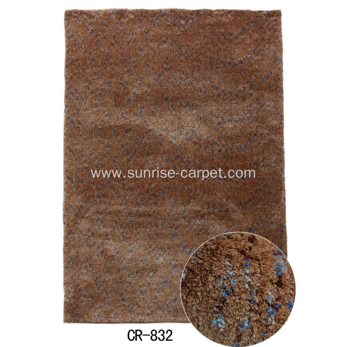 Thin Microfiber Carpet / Rug with Space Dyed Yarn